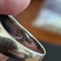 Vintage 925 Sterling Silver Black Onyx Ring Size 9