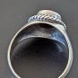 Vintage 925 Sterling Silver Black Onyx Ring Size 9