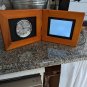 Digital Photo Frame Video Music & Clock Coby Wood Frame 5.6-Inch Gift Album 