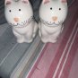 Two Cat Salt And Pepper Shakers