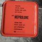 Vintage Merck Sharp Dohme Advertising tray Meprolone pink 8" x 8" Pa Dutch