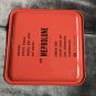 Vintage Merck Sharp Dohme Advertising tray Meprolone pink 8" x 8" Pa Dutch
