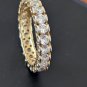 FAS 925 China Sterling Silver Wraparound Cz Eternity Style Band Ring