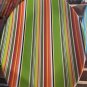 Two Large Retro Art Deco Oval Plastic Trays multi colored