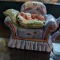 World Bazaar Adorable Beagle Puppy Dog Sleeping on Antique Style Sofa Teapot
