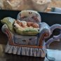 World Bazaar Adorable Beagle Puppy Dog Sleeping on Antique Style Sofa Teapot
