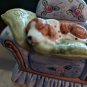 World Bazaar Adorable Beagle Puppy Dog Sleeping on Antique Style Sofa Teapot
