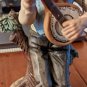 Vintage Man With Mandolin ceramic Figurine Made In Portugal 9" tall