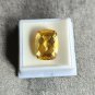 17.75 Ct Cushion Cut Fancy Golden Citrine Loose Gem 20x15mm
