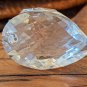 Vintage Miniature Cut Crystal Swan Figurine Beveled 2.25" Length