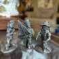 DeadEye, Cast Off, First Catch, Three International Pewter Figurines