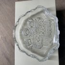 Decorative Christmas Caralers Glass Plate