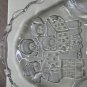 Decorative Christmas Caralers Glass Plate
