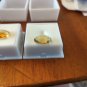 Two Loose Citrine Cut Gems Stones 17.00 Cts Total Wt 16x12mm Each Oval Shaped