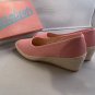 Browsabouts Pink Womens Wedge Heels 8.5
