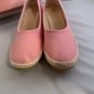 Browsabouts Pink Womens Wedge Heels 8.5