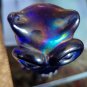 Vintage Rubin Glass Blue Owl