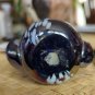 Vintage Rubin Glass Blue Owl