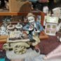 Fruit Cart Vendor Ceramic Figurine