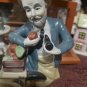 Fruit Cart Vendor Ceramic Figurine