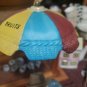 Fruit Cart Vendor Ceramic Figurine
