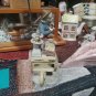 Fruit Cart Vendor Ceramic Figurine