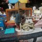 Fruit Cart Vendor Ceramic Figurine