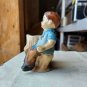 Vintage One Shoe Young Boy Porcelain Figurine Made In Occupied Japan