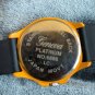 Geneva Platinum Pumpkin Face Watch