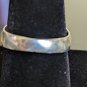 925 Silver Ring With Black Stone Oval Shaped Stone Size 10