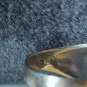 925 Silver Ring With Black Stone Oval Shaped Stone Size 10
