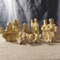 Vintage Nativity Set 8 Figurines