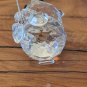 Signed Zoo Crystal Bear miniature Figurine Holding I Love AT&T Sign  1" x 2"