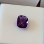 Four Matching Purple African Amethyst Gems Cushion Cut 10x8mm Each 10.85 Cts TW