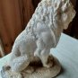 Resin Sculpture Lion 8"
