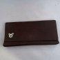 Vintage Pegi Paris Brown Womens Handbag With Crystal Charm