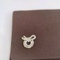 Vintage Pegi Paris Brown Womens Handbag With Crystal Charm