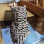 Vintage Asian Beautiful Stone Owl On Perch