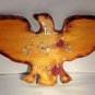 Strings N Things Wood Eagle Wall Clock