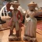Vintage Hadson made in Occupied Japan Lady and Gentleman Tipping Hats Figurines