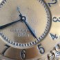 General Electric Telechron Wood Framed Metal Faced Larg Wall Clock Tested