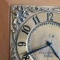 General Electric Telechron Wood Framed Metal Faced Larg Wall Clock Tested