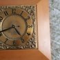 General Electric Telechron Wood Framed Metal Faced Larg Wall Clock Tested