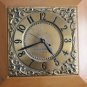 General Electric Telechron Wood Framed Metal Faced Larg Wall Clock Tested