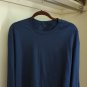 Three Blue T Shirts Long Sleeves No Pocket 100% Cotton XL only $20 free shipping