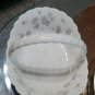 WEDGWOOD APRIL FLOWERS HANDLED CANDY NUT BASKET BONE CHINA MADE IN ENGLAND