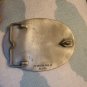 Vtg WESTERN PROD CO 1974 Silver Toned Engraved Belt Buckle W/Horse