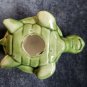 Miniature Porcelain Animal Figurines Turtle And Piglet