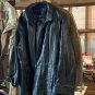 Vintage Black Tiboa leather men's jacket XL