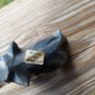 Vintage Dark Grey Marbel Elephant figurine Made In Mexico